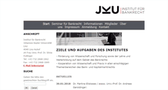 Desktop Screenshot of bankrechtsinstitut.at