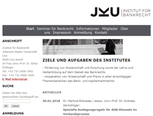 Tablet Screenshot of bankrechtsinstitut.at